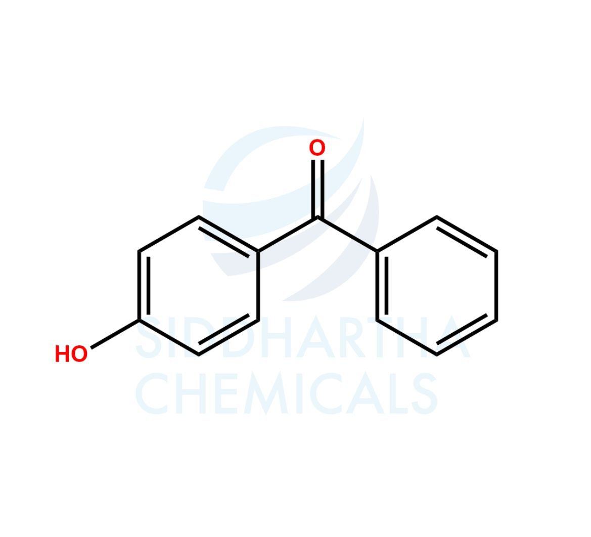 4-Hydroxybenzophenone Structure